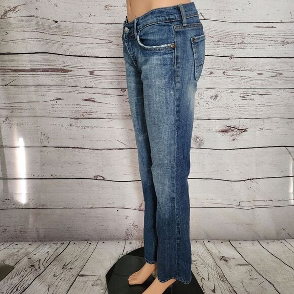 7Fam 7 For All Mankind Bootcut Low Rise Jeans Size 26 - Picture 6 of 9